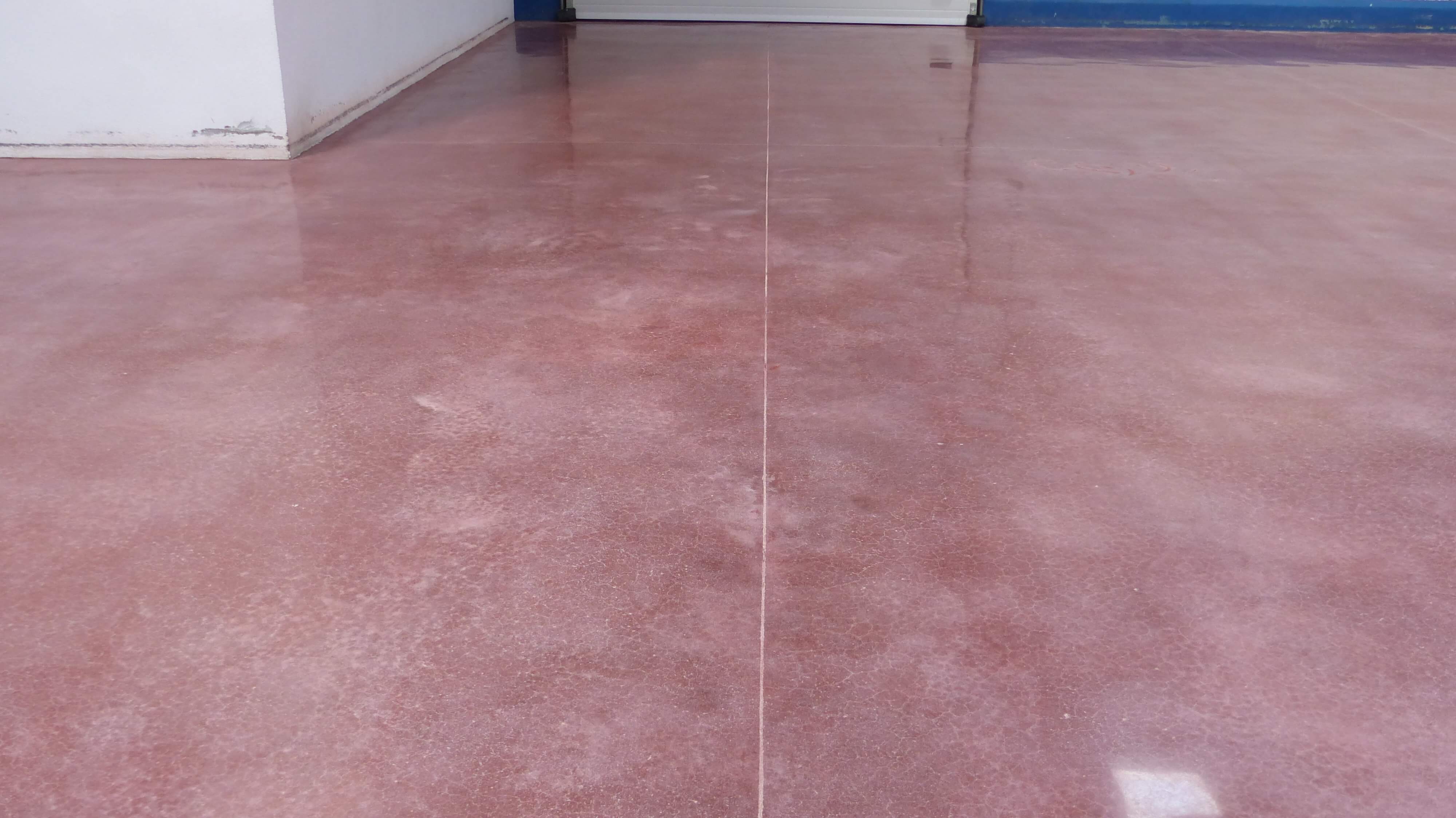 gepolijst rood beton