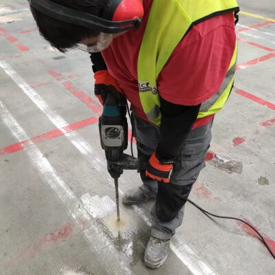 Renovatie van vloeren in industriële gebouwen