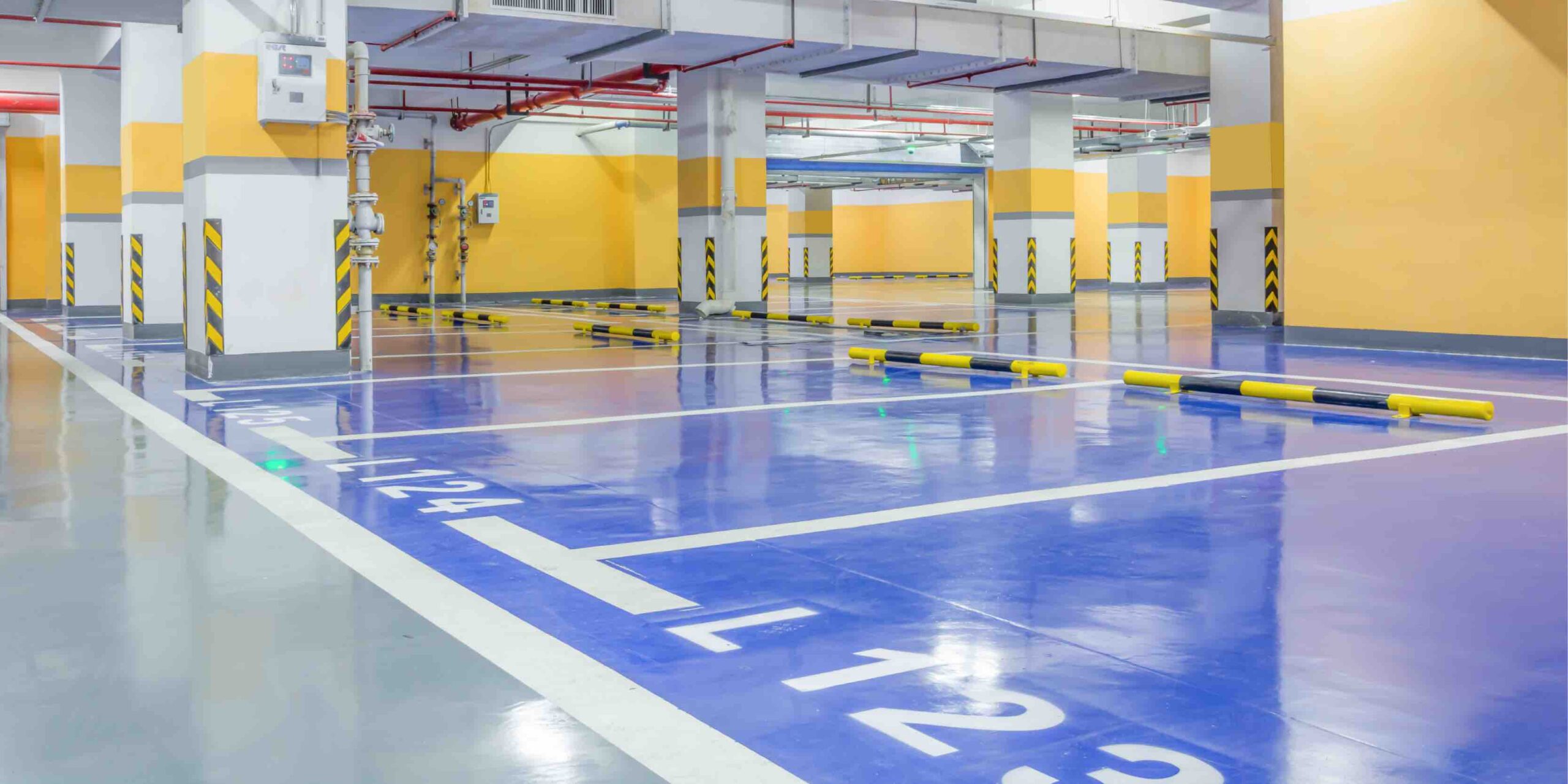 Blue Epoxy Floor