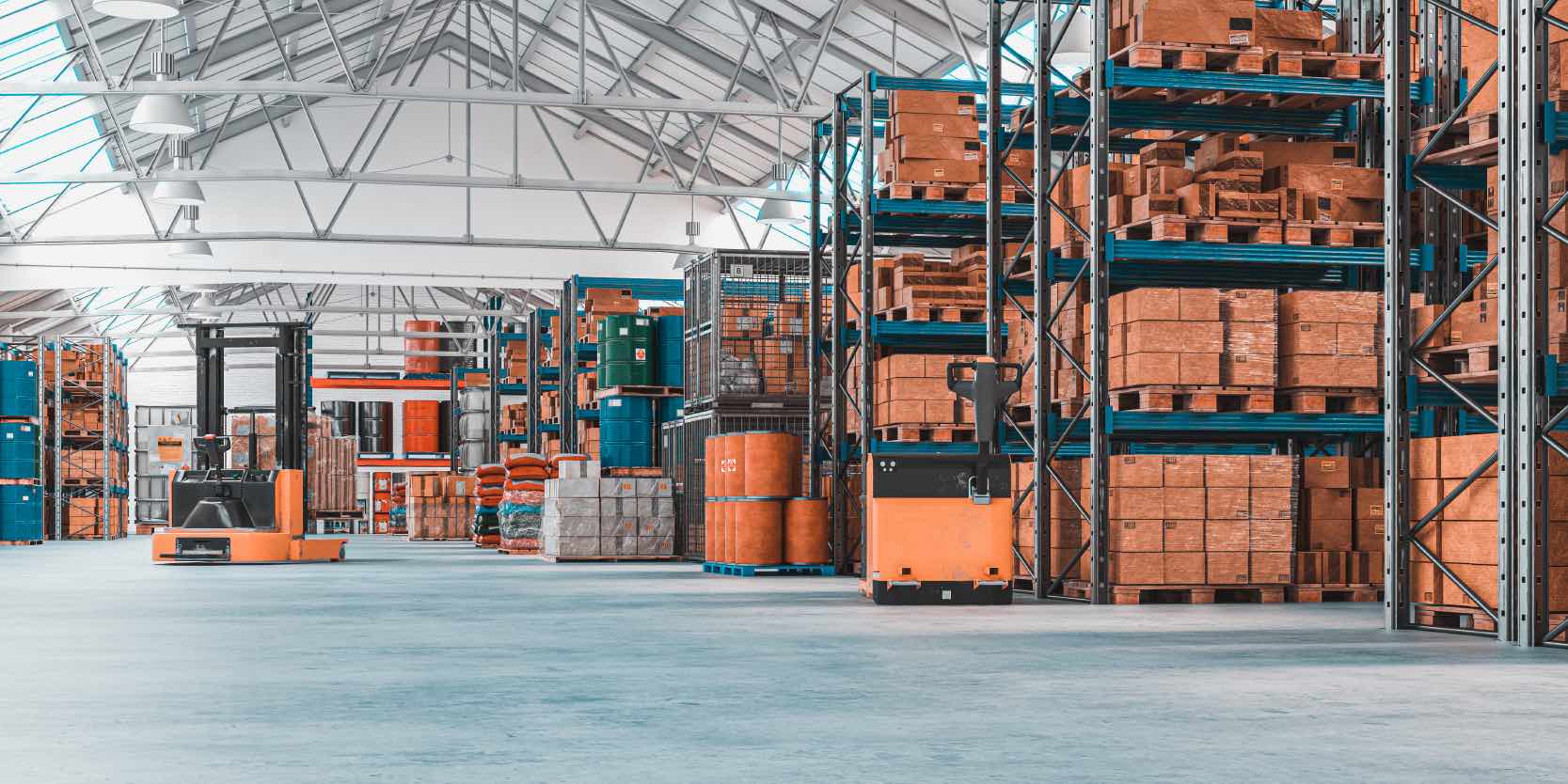 Industrial pallet racking