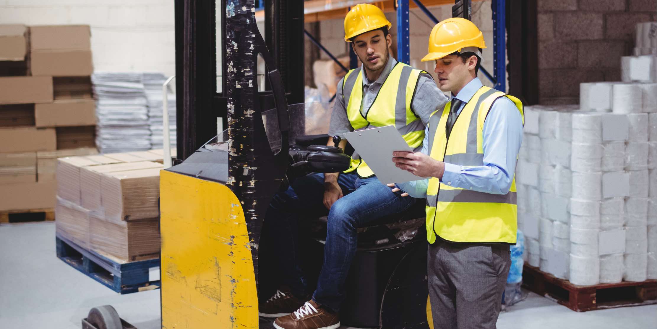 Side loading forklift