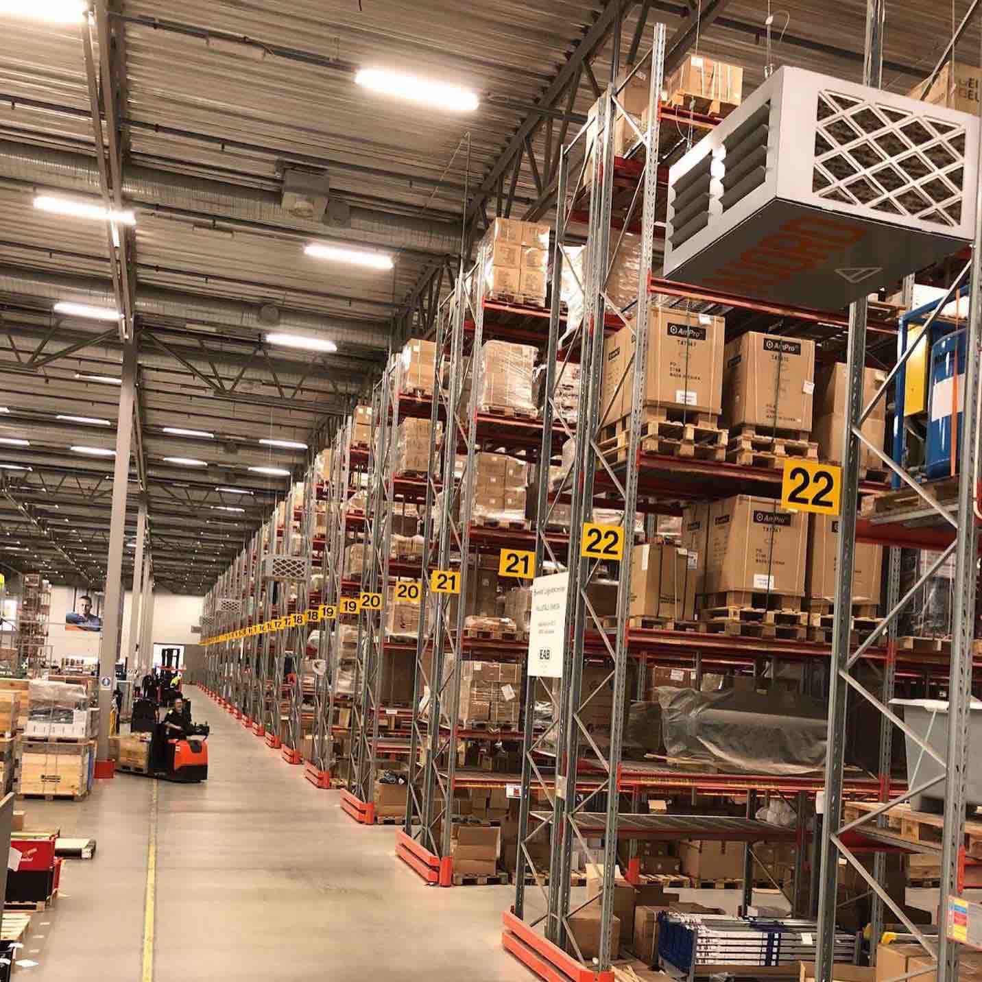 Collecteur d'air industriel dans le secteur industriel