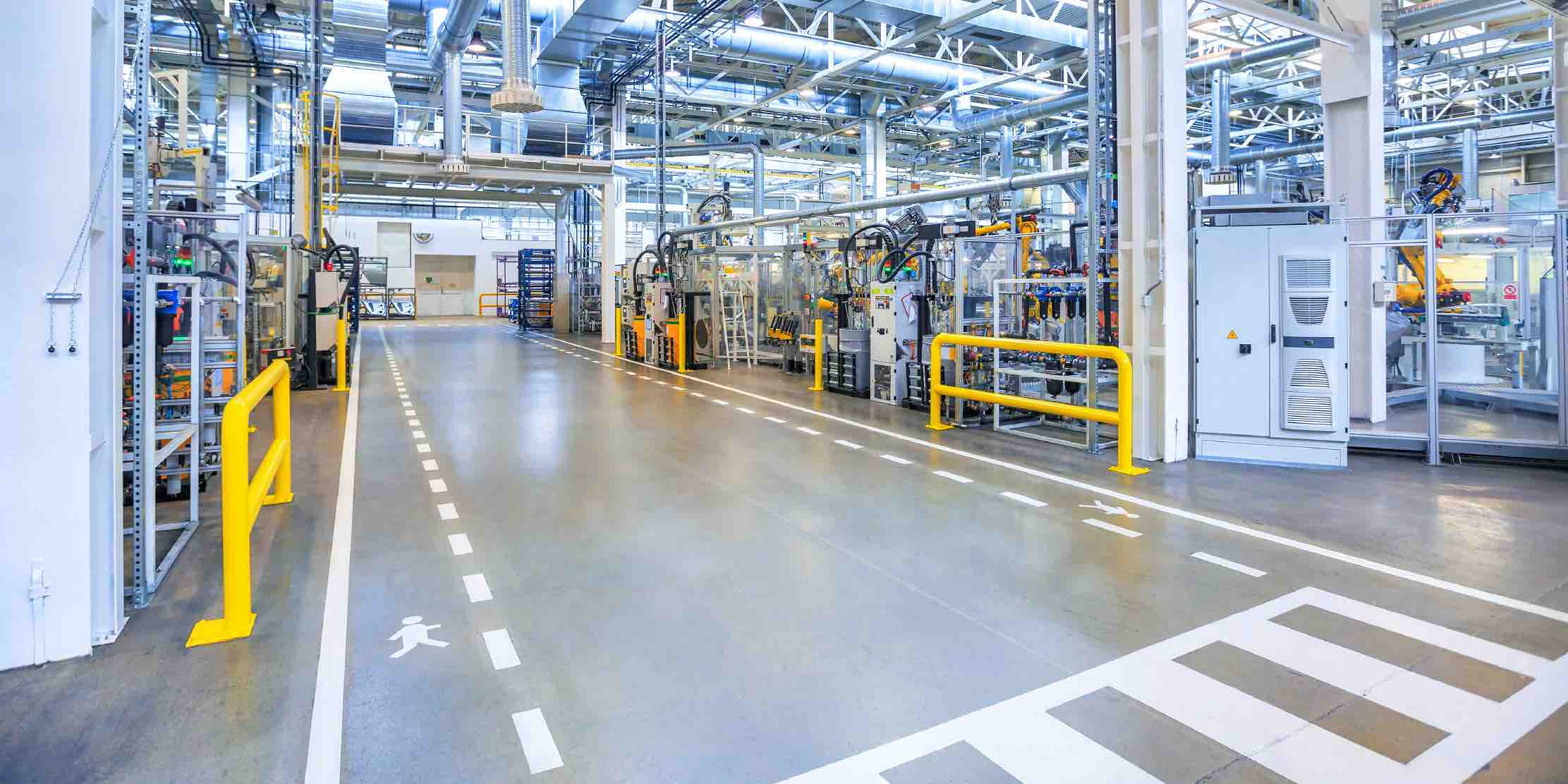 Marking of industrial flooring