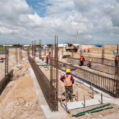 Fondations pour le béton armé