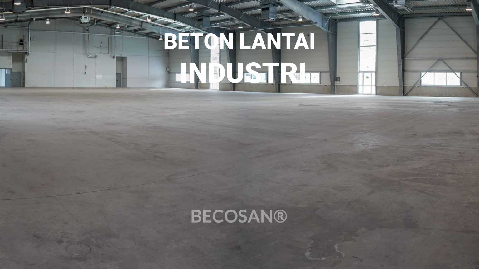 Beton lantai industri