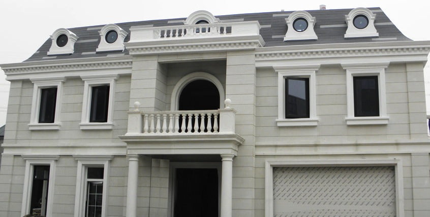 3d printed concrete villa