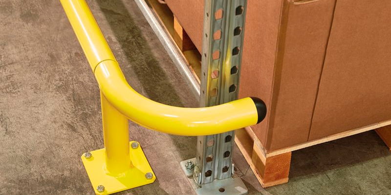 Barriers for industrial racks