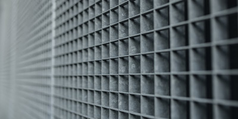 Latticework metal enclosures