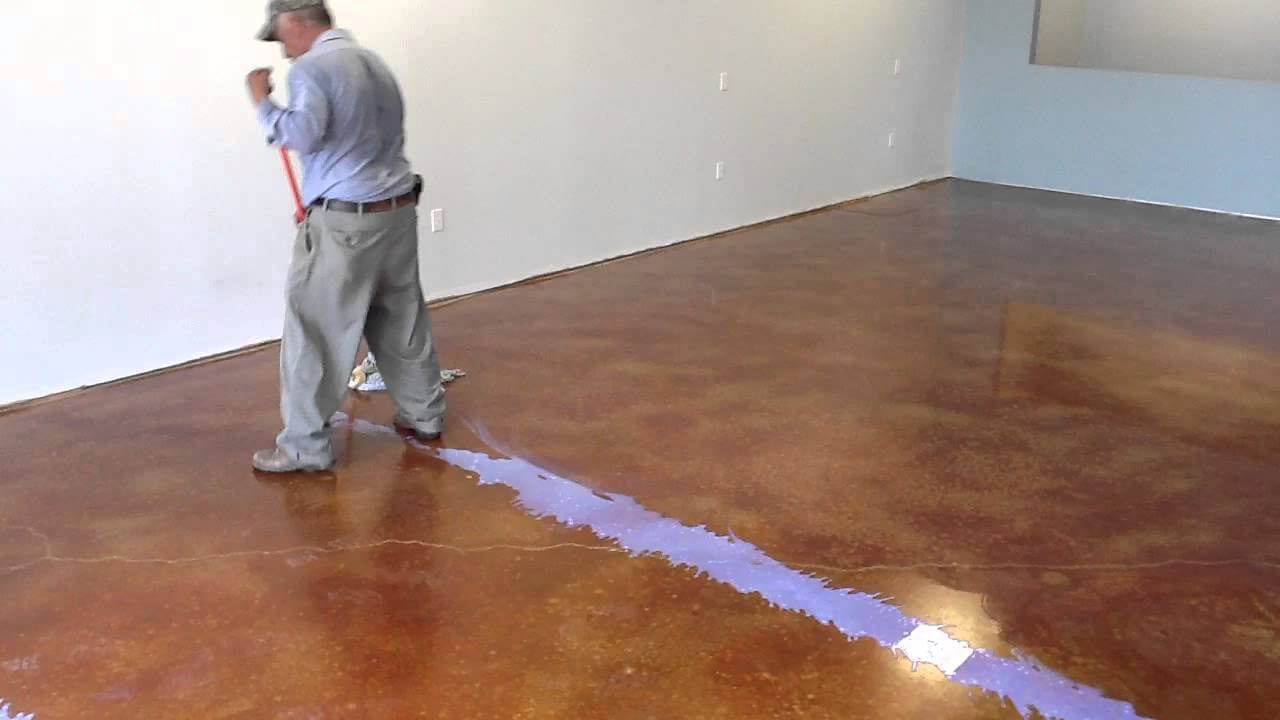 Wax Concrete Floors