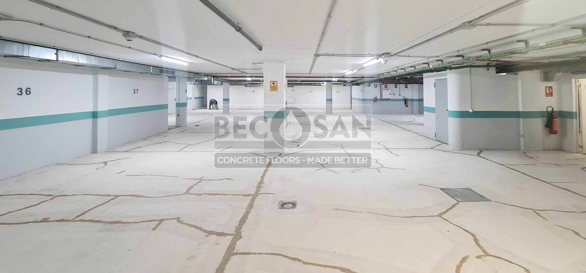 Ausbesserung Von Fugen Und Rissen In Parkhäusern