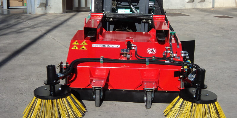 Industrial Sweeper With 2 Brushes