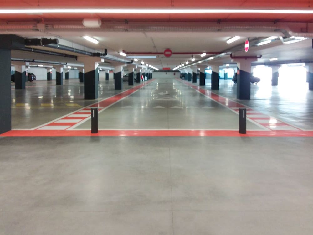 Ergebnis Der Garage Mit Poliertem Beton