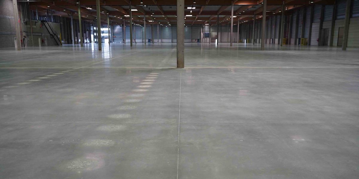 Gevlinderde Betonvloer Vloeistofdicht