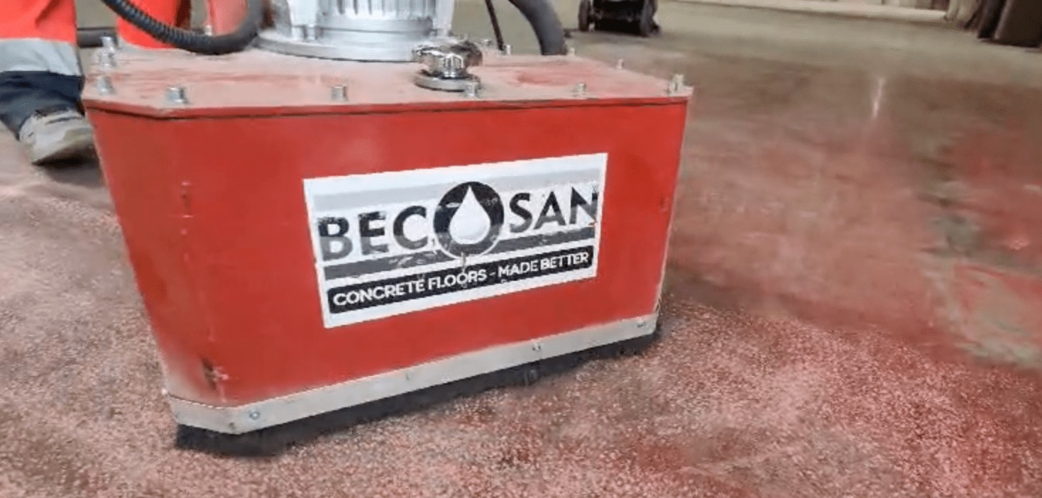 Bouchardage De Sol En Beton Industriel