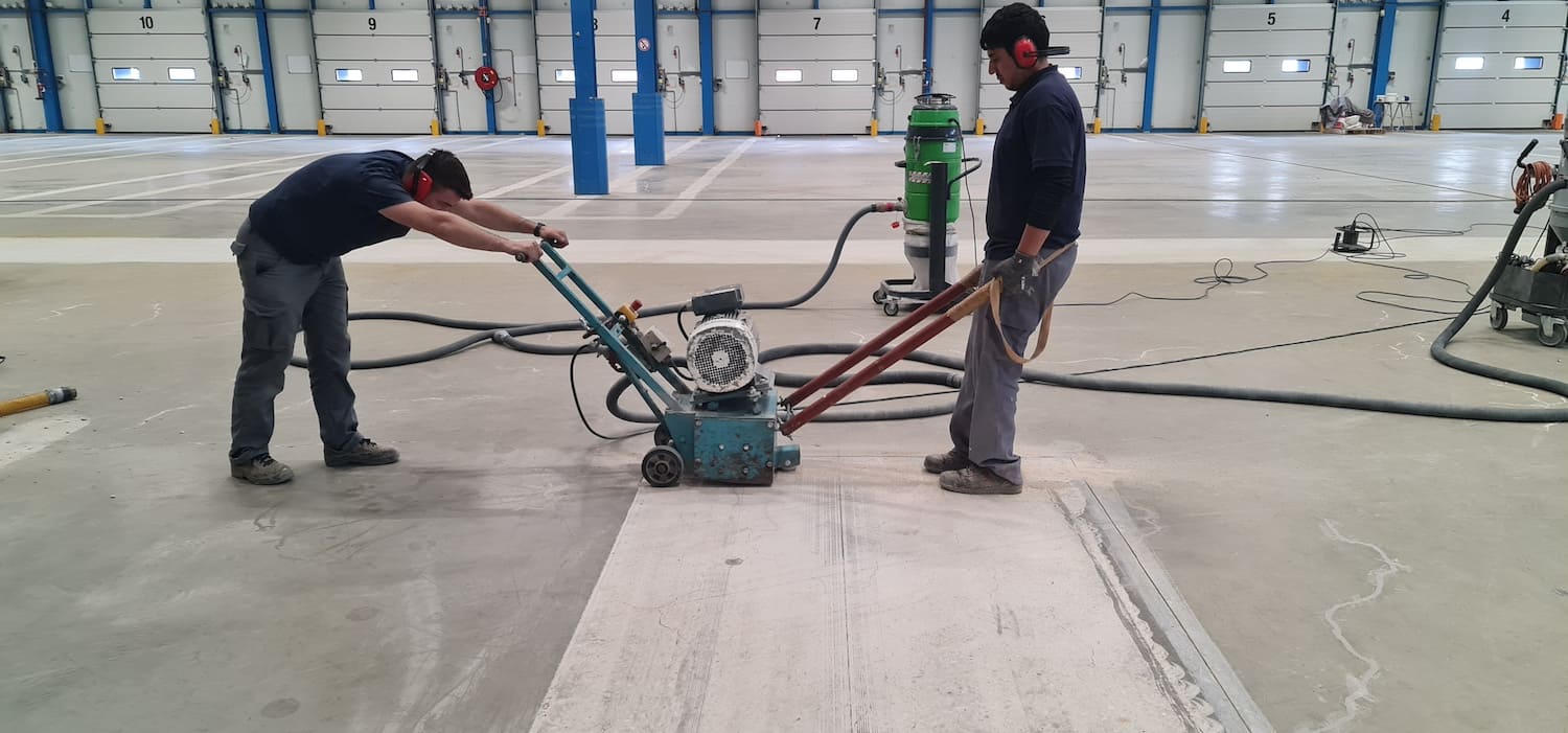 Rabotage De Sol Industriel Beton