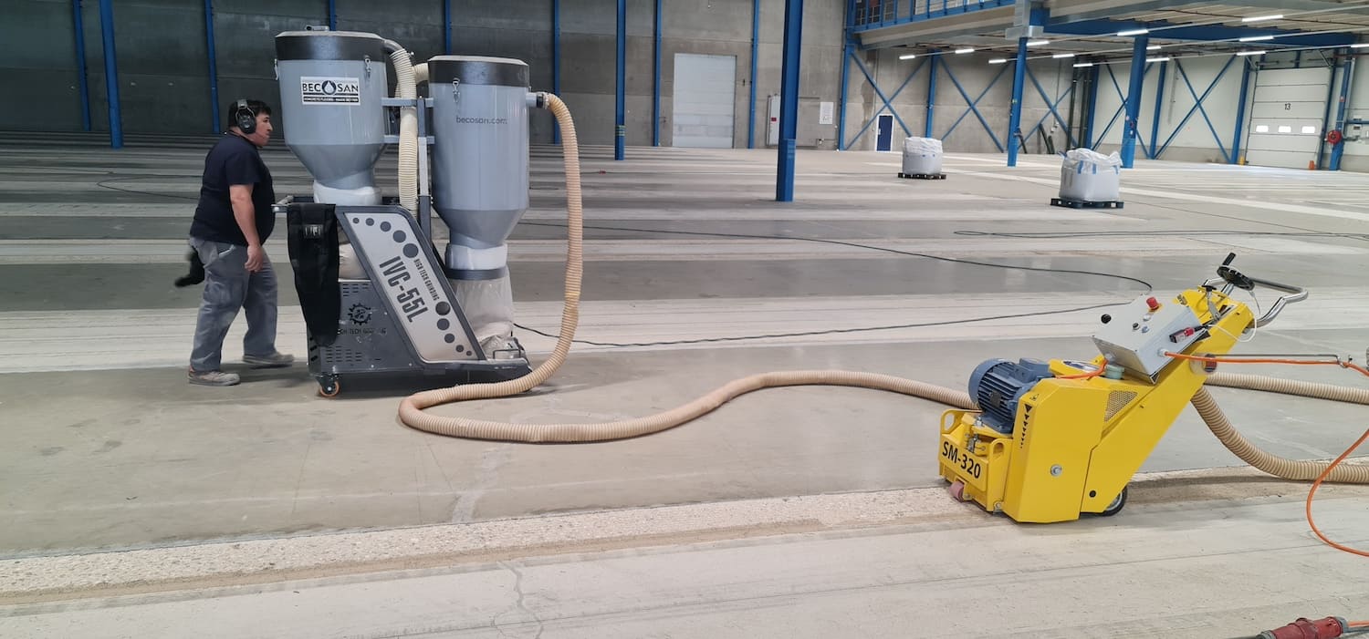 Rabotage De Sol Industriel En Beton 1 Min