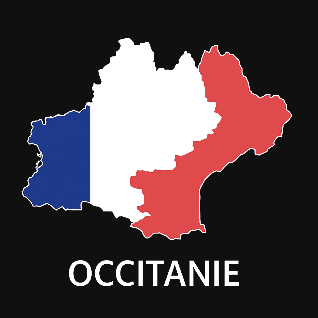 Occitanie Map Occitanie Map