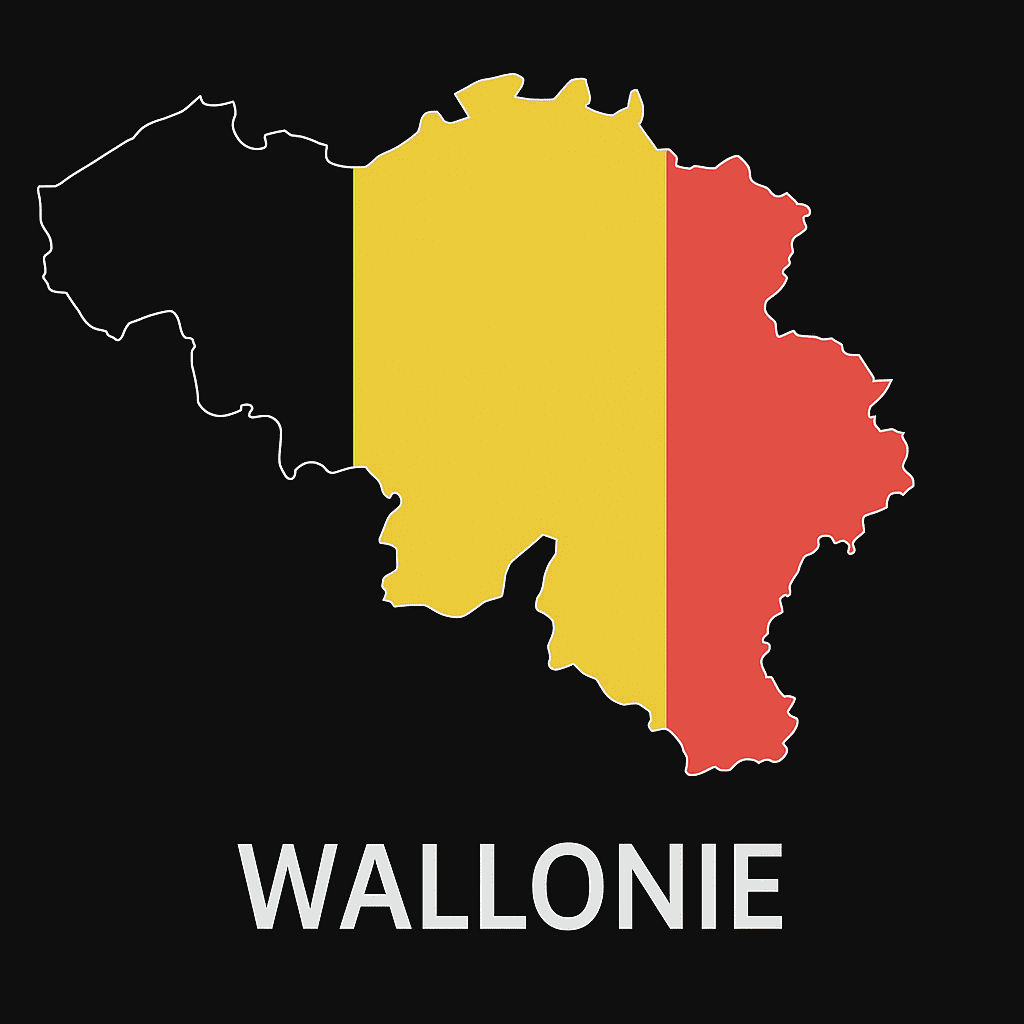 Wallonie Map Wallonie Map