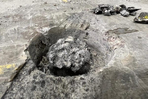 Anchor In The Process Of Being Removed