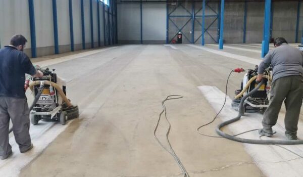 Concrete floor grinding