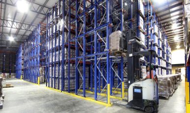 Scaffalatura Drive In Drive Through Per Magazzino