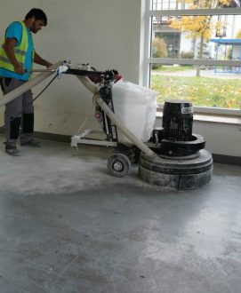 Schleifen Von Industriellen Betonböden