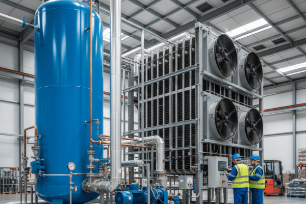 Vloeistof Vat Condensor Koelinstallaties Vloeistof Vat Condensor Koelinstallaties