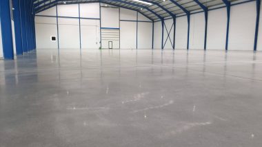 Suelo de hormigon con mantenimiento reducido