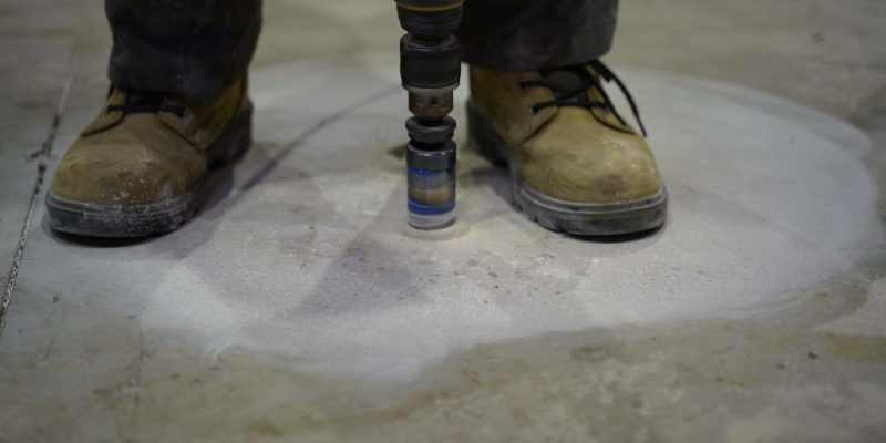 Concrete Floor Anchors Removal