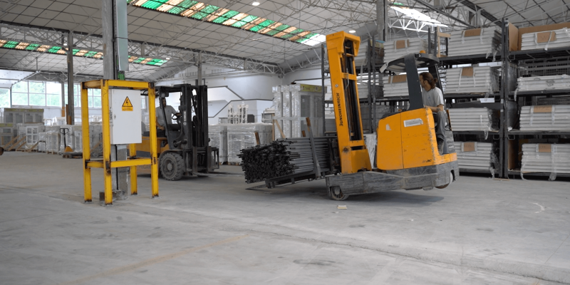 maquinaria pesada en hormigon