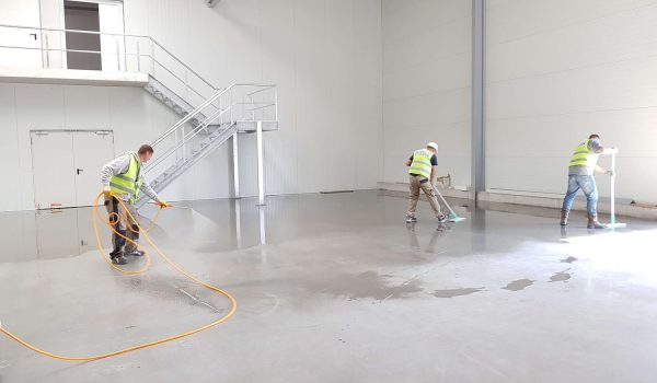 Polished Floor Concrete Sealer Application Polished Floor Concrete Sealer Application