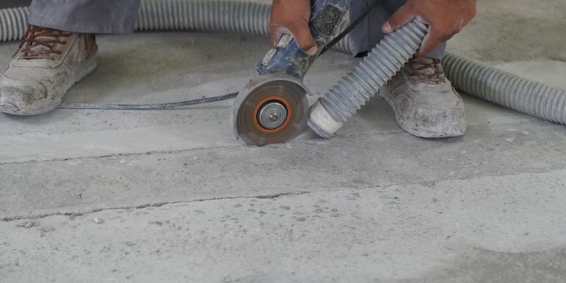 preparar grieta hormigon