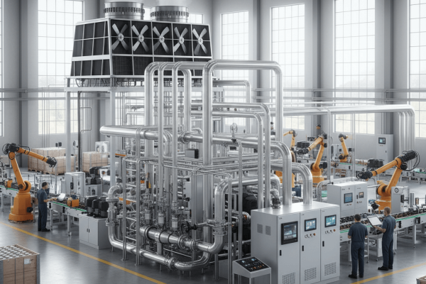 Proceskoeling Voor Machines, Productielijnen En Industriële Omgevingen Proceskoeling Voor Machines, Productielijnen En Industriële Omgevingen