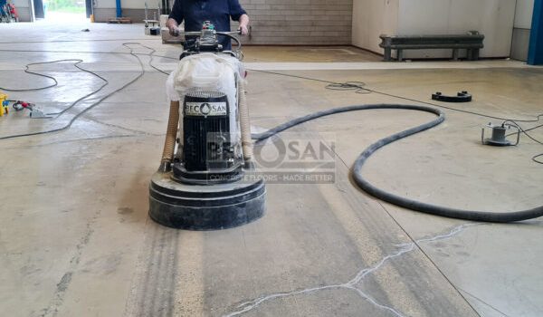 rehabilitate pavements with concrete sander