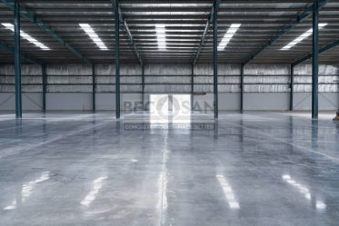 behandeling van gepolijste betonnen vloeren