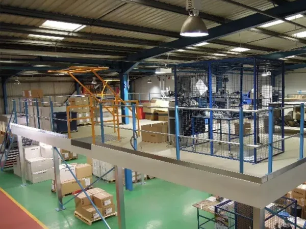 Warehouse Mezzanine Production Areas
